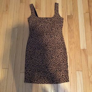 H&M leopard mini dress